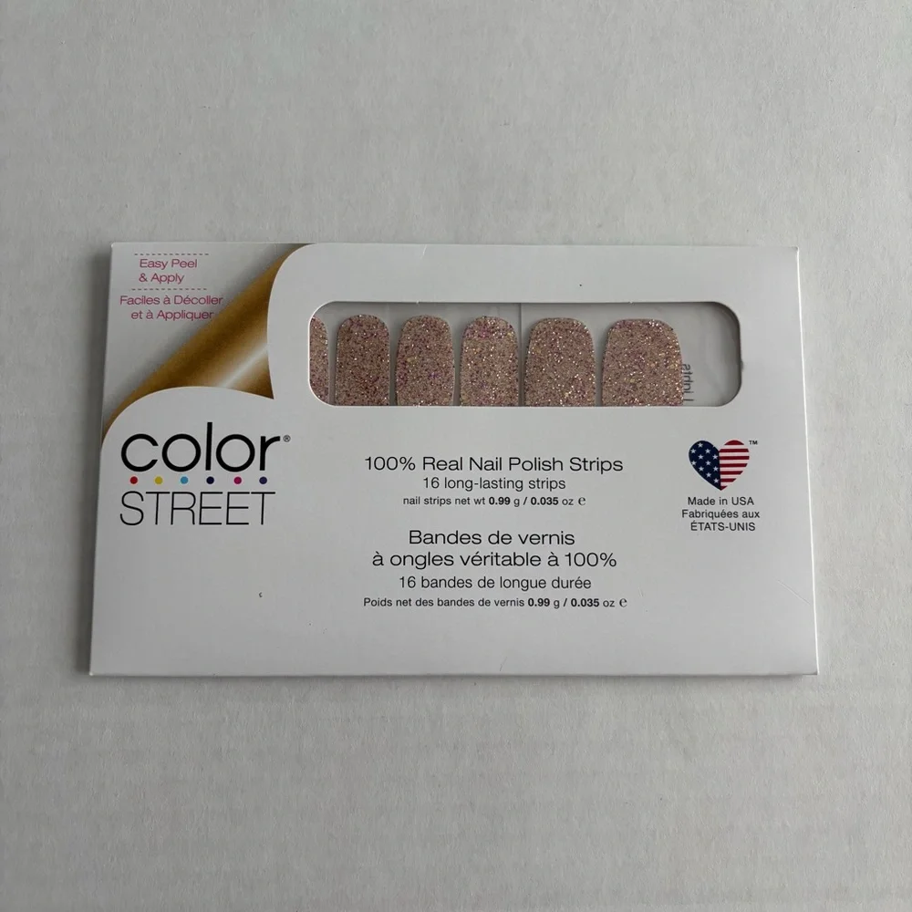 Color Street: Tokyo Lights | Rose Gold Glitter Sparkle Party Metallic Pink - Picture 3 of 16